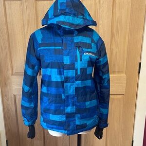 O'Neill Blue Striped Ski Jacket